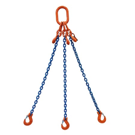 Starke Chain Sling, 5/16in, G100, Sling Hook, with Chain Adjuster, 3 ft SCSG100516-3LSA-3